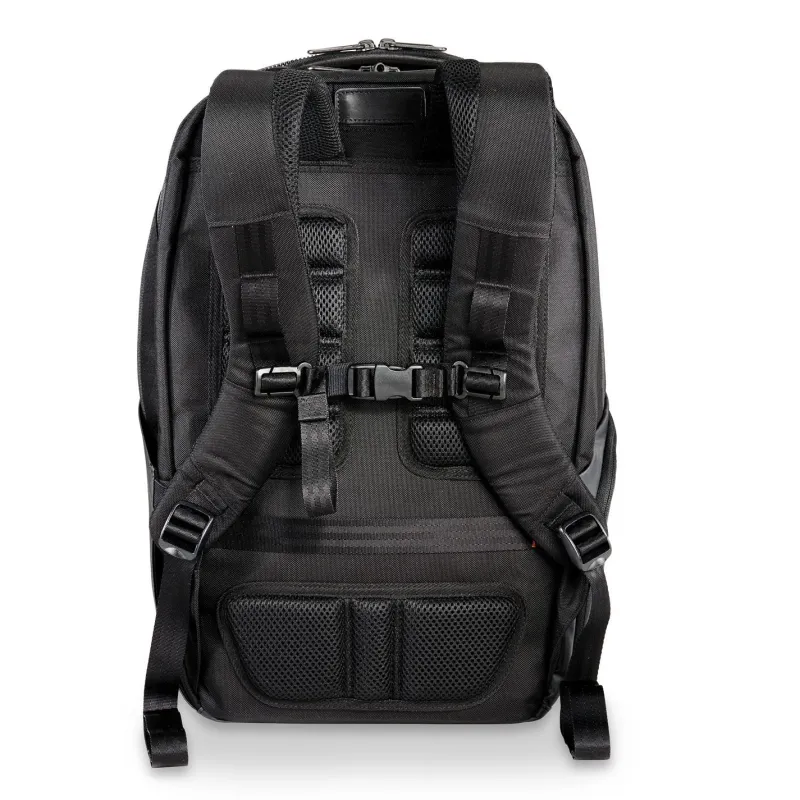 Briggs & Riley Checked<Briggs and Riley ZDX Cargo Backpack | Altman Luggage Black