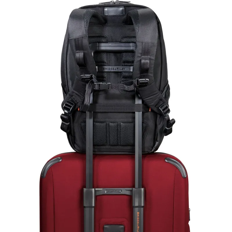 Briggs & Riley Checked<Briggs and Riley ZDX Cargo Backpack | Altman Luggage Black
