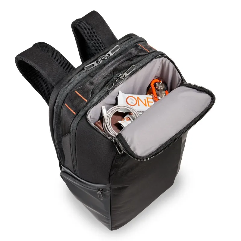 Briggs & Riley Checked<Briggs and Riley ZDX Cargo Backpack | Altman Luggage Black