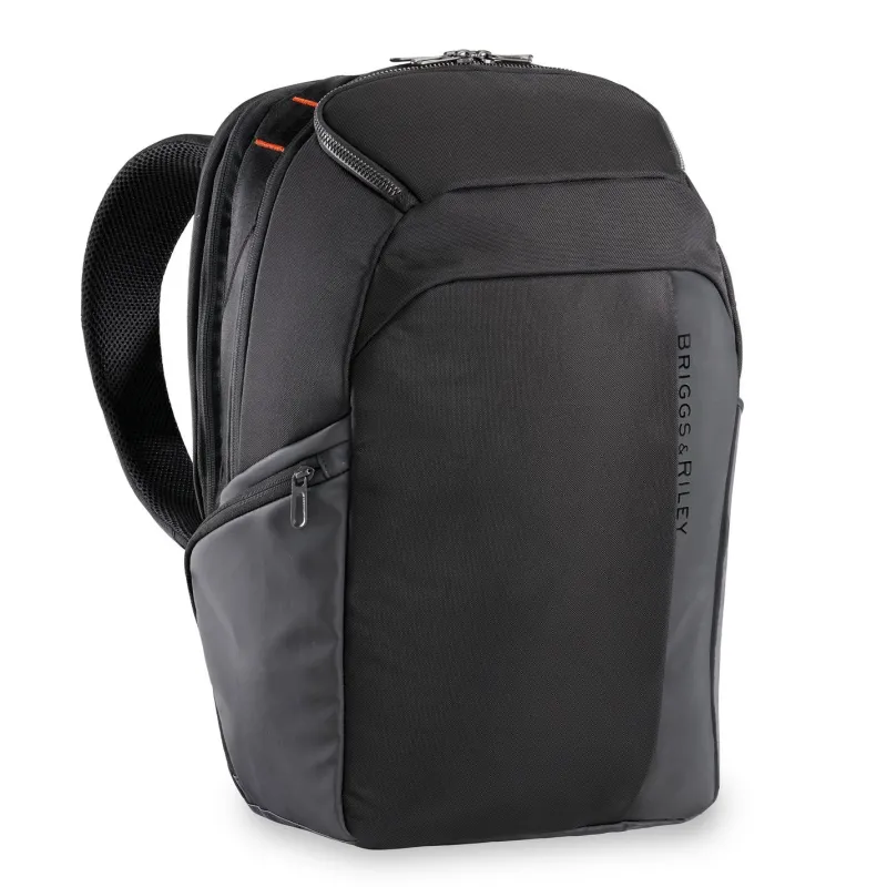 Briggs & Riley Checked<Briggs and Riley ZDX Cargo Backpack | Altman Luggage Black