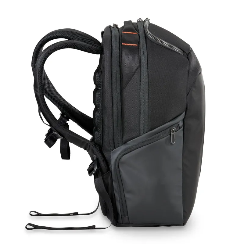 Briggs & Riley Checked<Briggs and Riley ZDX Cargo Backpack | Altman Luggage Black