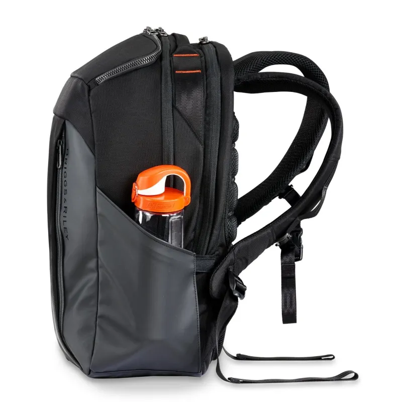 Briggs & Riley Checked<Briggs and Riley ZDX Cargo Backpack | Altman Luggage Black