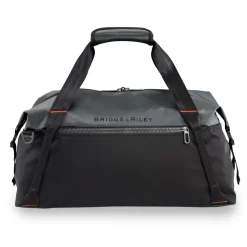 Briggs & Riley Checked|Carry-on Luggage<Briggs and Riley ZDX Cargo Satchel | Altman Luggage Black