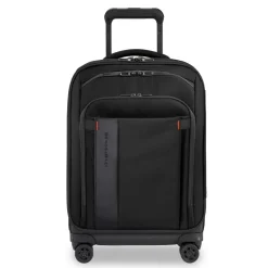 Briggs & Riley Checked|Carry-on Luggage<Briggs and Riley ZDX Domestic Carry on Expandable Spinner Black