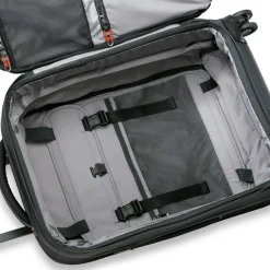 Briggs & Riley Checked|Carry-on Luggage<Briggs and Riley ZDX Domestic Carry on Expandable Spinner Black