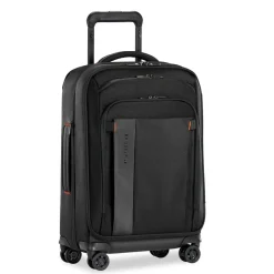 Briggs & Riley Checked|Carry-on Luggage<Briggs and Riley ZDX Domestic Carry on Expandable Spinner Black