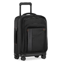 Briggs & Riley Checked|Carry-on Luggage<Briggs and Riley ZDX International Carry on Expandable Spinner Black
