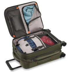 Briggs & Riley Checked|Carry-on Luggage<Briggs and Riley ZDX International Carry on Expandable Spinner Hunter