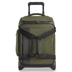Briggs & Riley Wheeled Duffels|Checked<Briggs and Riley ZDX International Carry on Upright Duffle Hunter