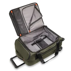 Briggs & Riley Wheeled Duffels|Checked<Briggs and Riley ZDX International Carry on Upright Duffle Hunter
