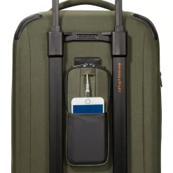 Briggs & Riley Wheeled Duffels|Checked<Briggs and Riley ZDX International Carry on Upright Duffle Hunter