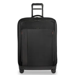 Briggs & Riley Checked<Briggs and Riley ZDX Large Expandable Spinner | Altman Luggage Black