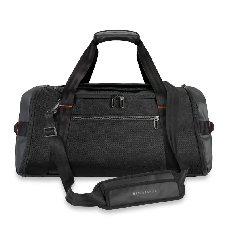 Briggs & Riley Checked<Briggs and Riley ZDX Large Travel Duffle Bag | Altman Luggage Black