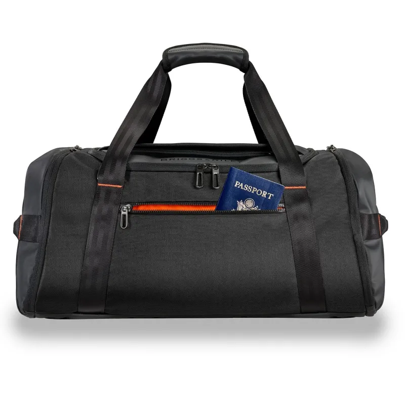 Briggs & Riley Checked<Briggs and Riley ZDX Large Travel Duffle Bag | Altman Luggage Black