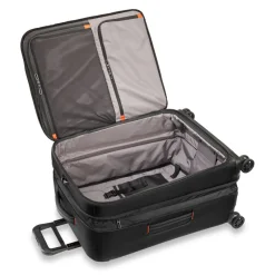 Briggs & Riley Checked<Briggs and Riley ZDX Medium Expandable Spinner | Altman Luggage Black