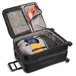 Briggs & Riley Checked<Briggs and Riley ZDX Medium Expandable Spinner | Altman Luggage Black