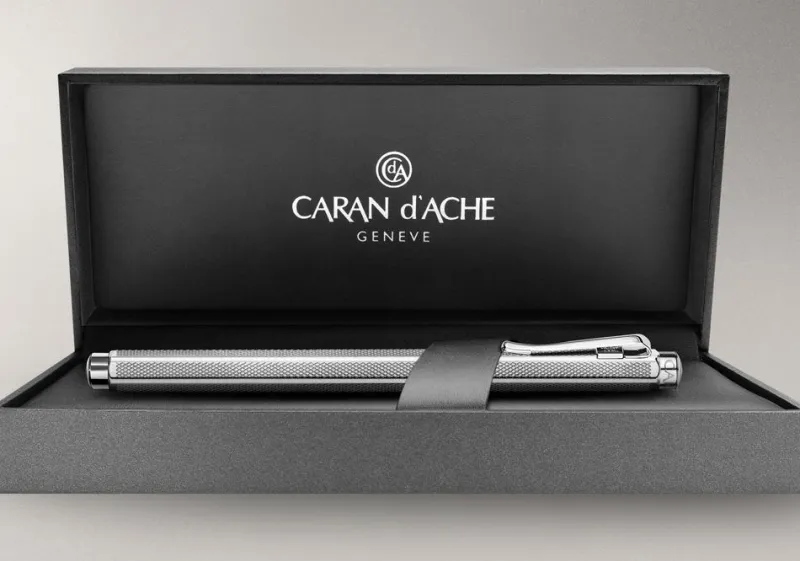 Caran D'Ache Felt Tip<Caran D Ache | Ecridor Retro Silver Plated Rollerball | Pens on sale