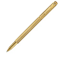 Caran D'Ache Felt Tip<Caran D Ache | Ecridor Retro Gold Plated Rollerball | Pens on sale