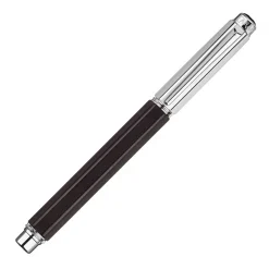 Caran D'Ache Fountain<Caran d Ache Varius Ebony Silver Plated Rhodium Coated Fountain Pen