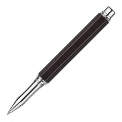 Caran D'Ache Rollerball|Felt Tip<Caran d Ache Varius Ebony Wood Silver Plated and Rhodium Coated Roller