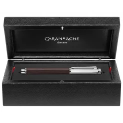 Caran D'Ache Rollerball|Felt Tip<Caran d Ache Varius Ebony Wood Silver Plated and Rhodium Coated Roller
