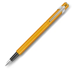 Caran D'Ache Fountain<Caran dAche 849 Metal Orange Fluo Fountain Pen on Sale Altman Luggage