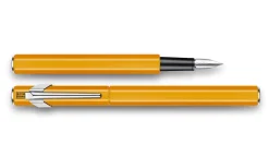 Caran D'Ache Fountain<Caran dAche 849 Metal Orange Fluo Fountain Pen on Sale Altman Luggage