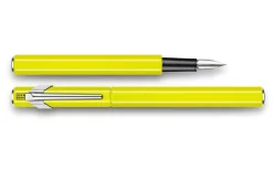 Caran D'Ache Fountain<Caran dAche 849 Metal Yellow Fluo Fountain Pen on Sale Altman Luggage