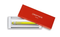 Caran D'Ache Fountain<Caran dAche 849 Metal Yellow Fluo Fountain Pen on Sale Altman Luggage