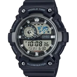 Casio Men's Watches<Analog Digital Combination AEQ200W1AVCG | Altman Luggage
