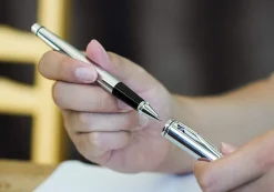 Cross Rollerball<Townsend Lustrous Chrome Selectip Rollerball Pen