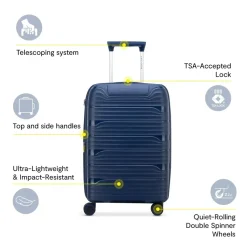 Delsey Carry-on Luggage<Dune Carry-On Plus Expandable Spinner
