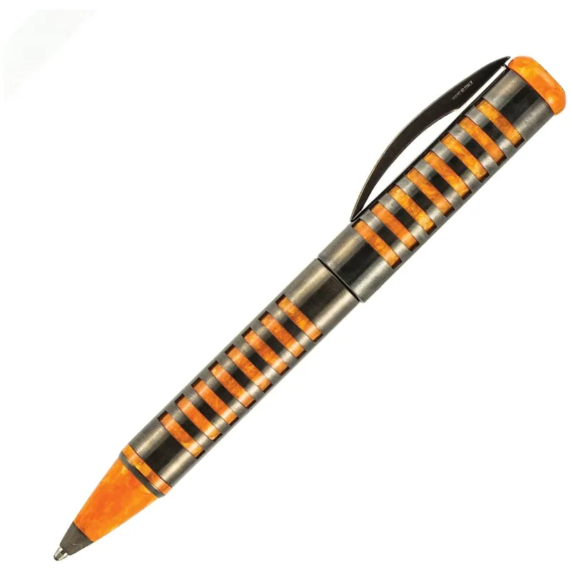 Delta Ballpoint|Limited Edition<Dolce Vita Skeleton Limited Edition Orange Ballpoint Pen