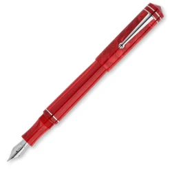 Delta Fountain<Write Balance Fountain Pen Red with Palladium