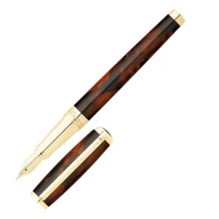 S.T. Dupont Fountain<Dupont Line D Atelier Fountain Pen Sale | Altman Luggage Brown