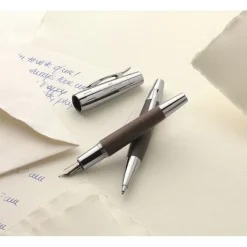 Faber-Castell Fountain<faber castell | Faber Castell Emotion Dark Brown Fountain Pen | Pens sale