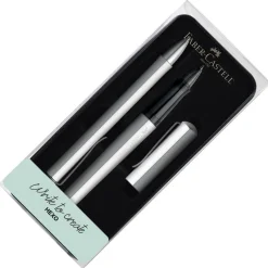 Faber-Castell Rollerball<Faber Castell Hexo Rollerball and Ballpoint Pen Set | Pen Sale Silver