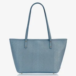 GiGi New York Business Cases|Carry-on Luggage<ZIP TAYLOR TOTE Embossed Python Leather