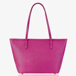GiGi New York Business Cases|Carry-on Luggage<ZIP TAYLOR TOTE Embossed Python Leather