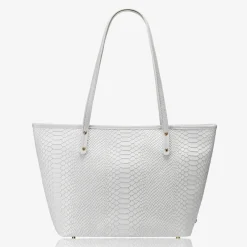 GiGi New York Business Cases|Carry-on Luggage<ZIP TAYLOR TOTE Embossed Python Leather