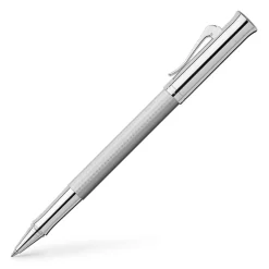 Graf Von Faber-Castell Rollerball|Felt Tip<Graf Von Faber Castell Guilloche Rollerball Pen Rhodium
