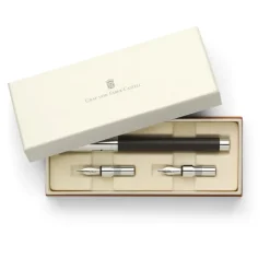 Graf Von Faber-Castell Sets|Fountain<Graf Von Faber Castell Tamitio Black Fountain Pen Calligraphy Set Sale