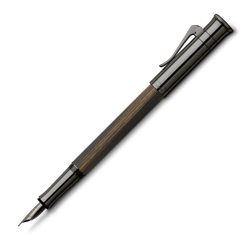 Graf Von Faber-Castell Fountain<Classic Macassar Wood Fountain Pen