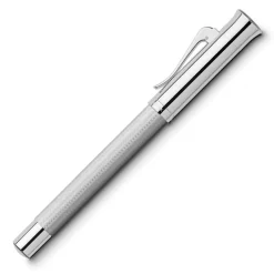 Graf Von Faber-Castell Fountain<Guilloche Fountain Pen Rhodium