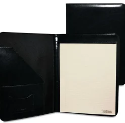 Jack Georges Portfolios|Attaches & Briefcases<| Elements Collection Letter Size Writing Pad Holder| Altman Luggage Black