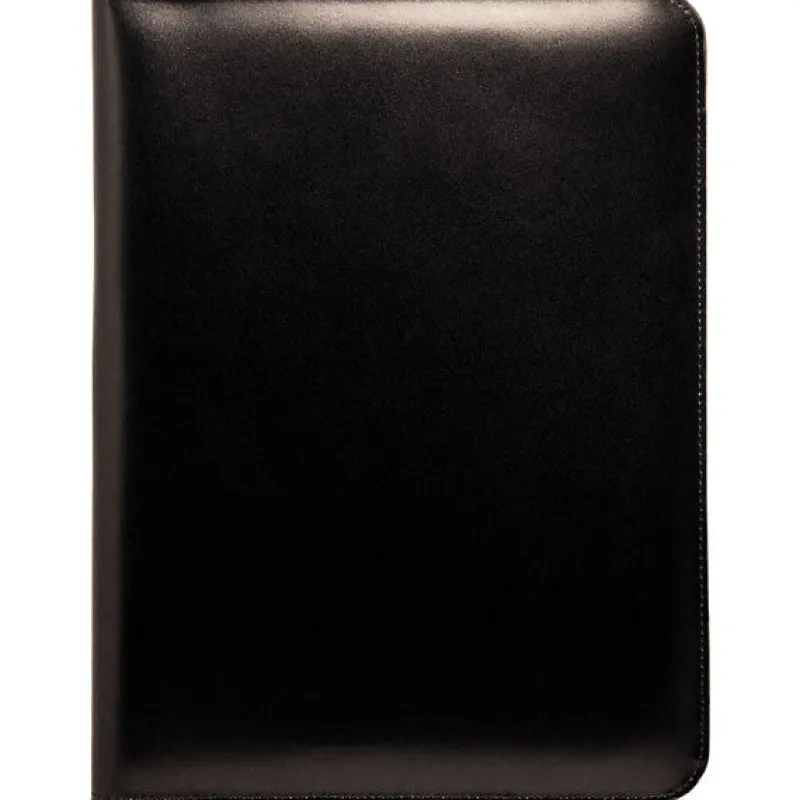 Jack Georges Portfolios|Attaches & Briefcases<| Elements Collection Letter Size Writing Pad Holder| Altman Luggage Black