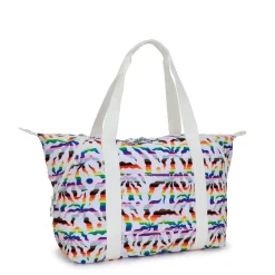 Kipling Carry-on Luggage<Art M Printed Tote Bag Rainbow Palm | Altman Luggage