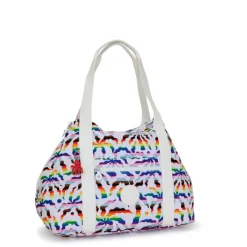 Kipling Carry-on Luggage<Art M Printed Tote Bag Rainbow Palm | Altman Luggage