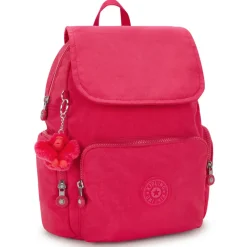 Kipling Backpacks<City City Zip Small Backpack Confetti Pink | Altman Luggage