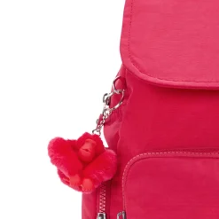 Kipling Backpacks<City City Zip Small Backpack Confetti Pink | Altman Luggage